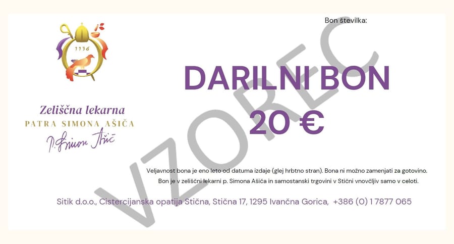 Darilni bon za 20 €