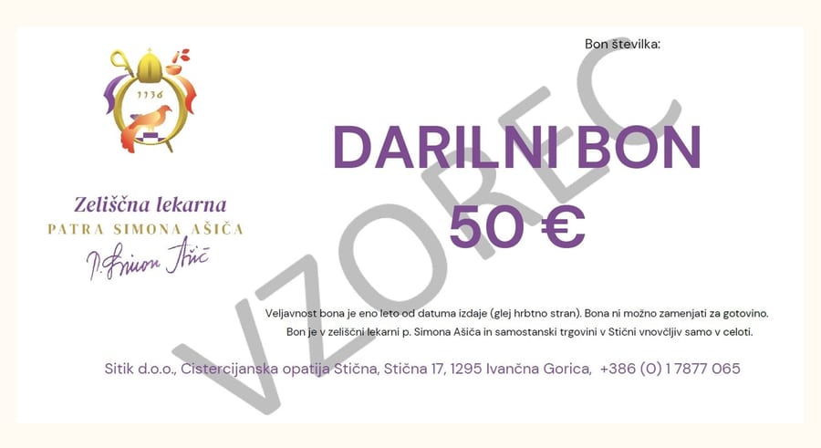 Darilni bon za 50 €