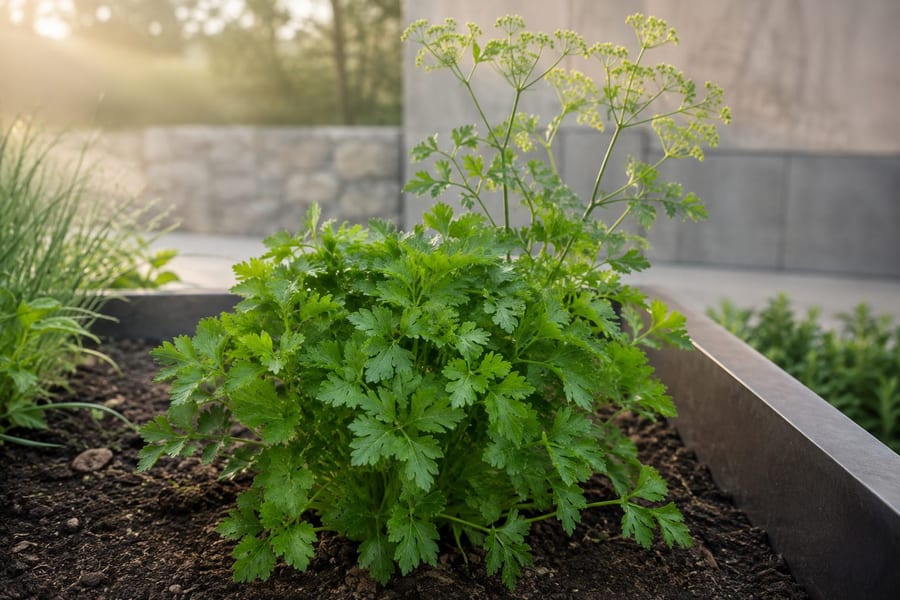 Zdravilna rastlina Peteršilj (Petroselinum crispum (Mill.))